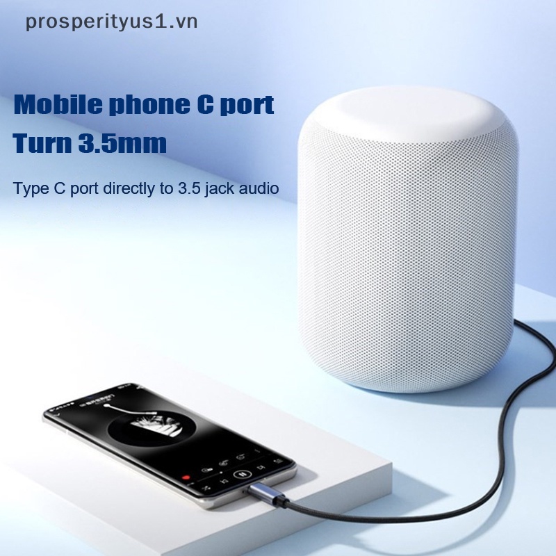 Cáp Chuyển Đổi Âm Thanh Type C Sang Aux 3.5mm Chuyên Nghiệp Cho Xe Hơi [VN]