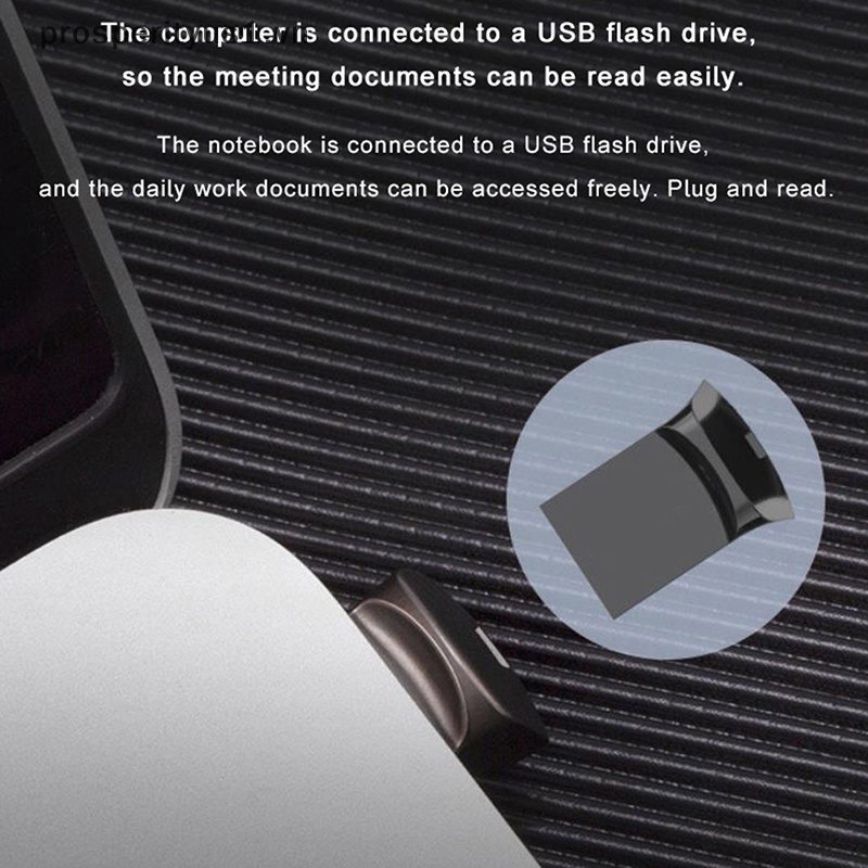 Ổ Đĩa Flash Usb Mini Bằng Kim Loại Tốc Độ Cao 32G-1 / 2TB prosperityus1