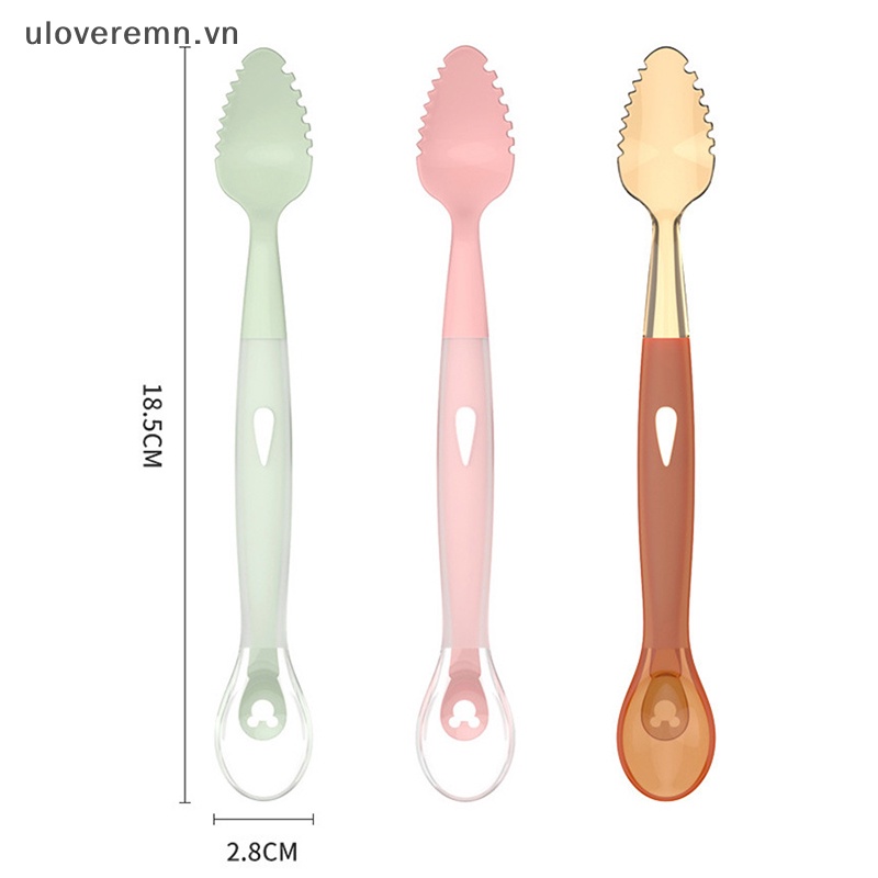 Muỗng Ăn Trái Cây Hai Đầu Bằng Nhựa PPSU Dành Cho Bé