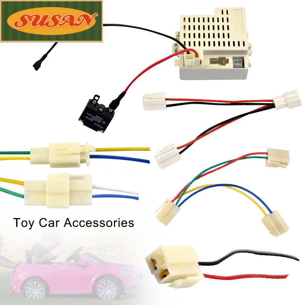 3 Dây Cáp Sạc Điều Khiển Xe Hơi Đồ Chơi Có Kẹp