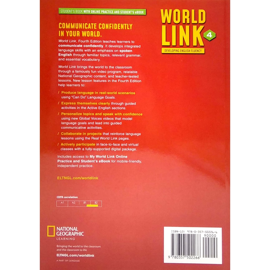 World Link 4 With My World Link Online Practice And Student's eBook  - 4th Edition
