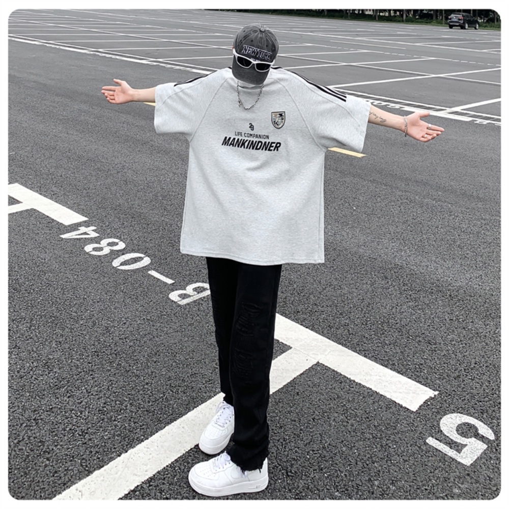 Áo Thun Tay Ngắn Phong Cách Âu Mỹ Thời Trang Mùa Hè Cho Nam 320g 7 Điểm