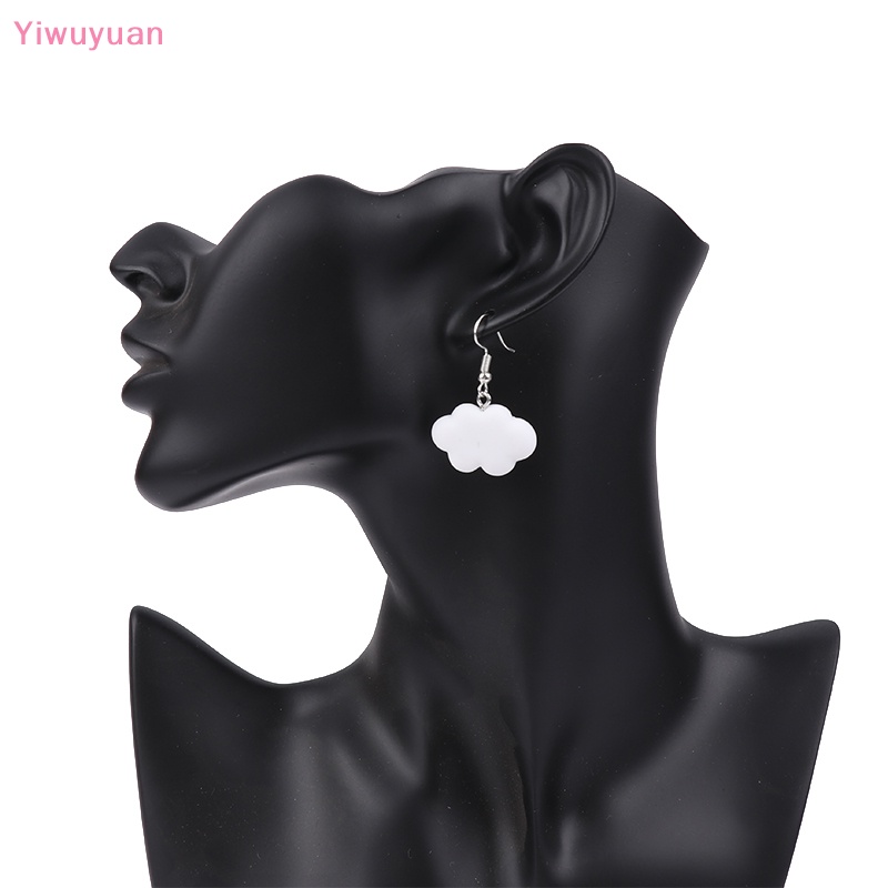 < Yiwuyuan > Bộ Khuyên Tai Hình Học / Trái Tim / Bướm Nhiều Màu Dễ Thương Hợp Thời Trang Cho Nữ