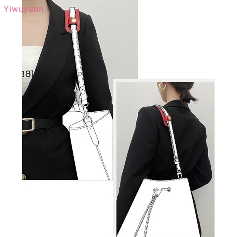 < Yiwuyuan > Dây Đeo Túi Xách Bằng Da deion Bản Rộng Hỗ Trợ Vai Mới