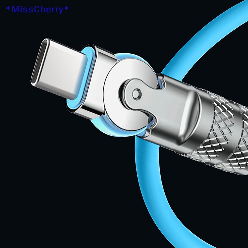 Dây Cáp Sạc USB Xoay 180 Độ TPE Dành Cho Điện Thoại Di Động Mới