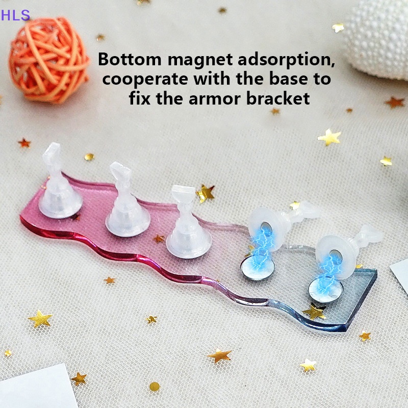 Giá Đỡ Trưng Bày Móng Tay Giả Từ Tính Bằng Acrylic Tiện Dụng