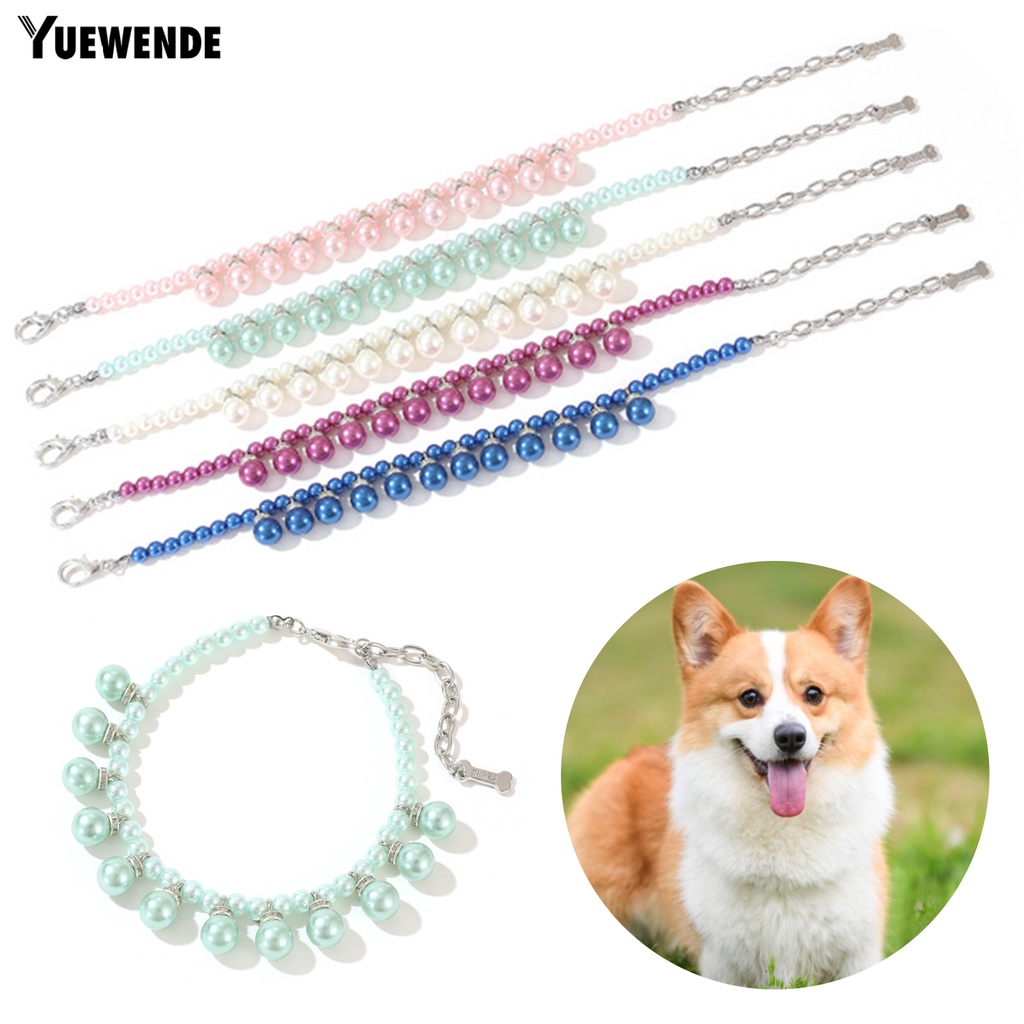 Yq.e Vòng Cổ Mặt Màu Sắc Tươi Sáng Không Phai Màu Có Mặt Dây Chuyền Dành Cho Thú Cưng