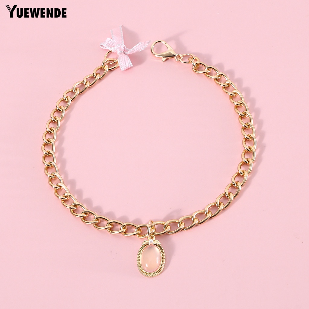 Vòng Cổ Đính Đá Quý Giả Thanh Lịch Bắt Mắt Dành Cho Thú Cưng YQ.E