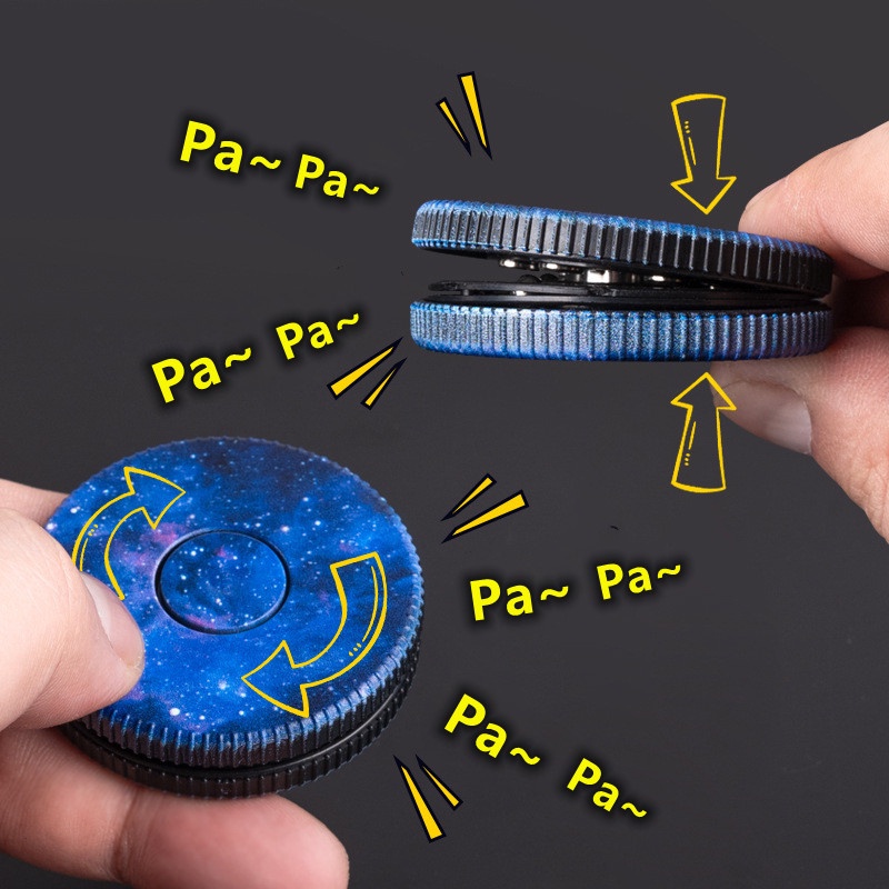 Con Quay Đồ Chơi Fidget Spinner EDC Mini Từ TíNh HìNh ĐồNg Xu GiúP GiảM Stress Cho NgườI LớN / Trẻ Em