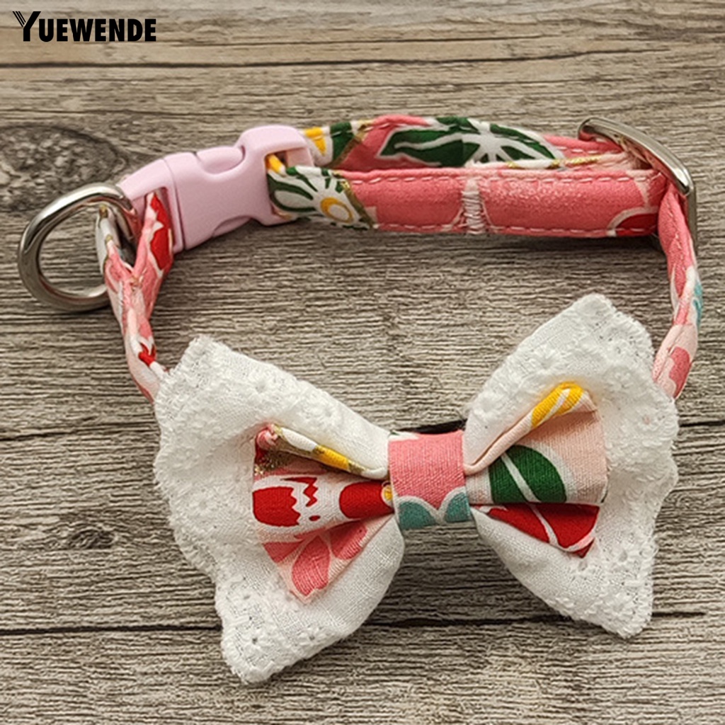 Vòng Cổ Thú Cưng YQ.E Bằng Cotton Có Khóa Cài Tùy Chỉnh Kích Thước Trang Trí Nhà Cửa