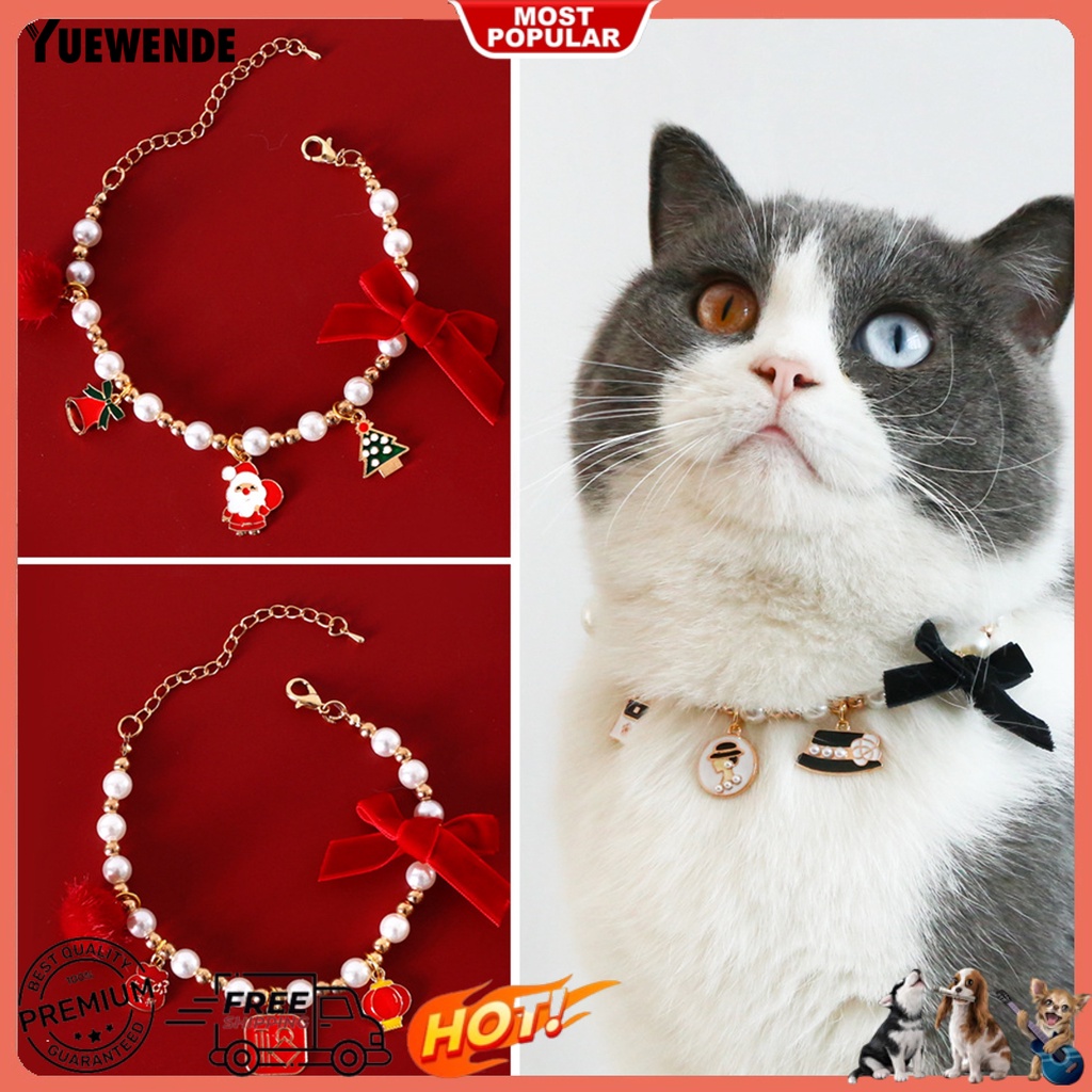 Yq.e Vòng Cổ Có Thể Điều Chỉnh Mặt Dây Lễ Hội Thời Trang Dành Cho Thú Cưng Thỏ Mèo