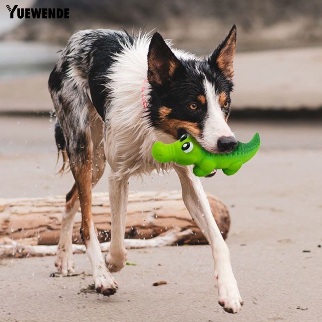 Đồ Chơi Hình Cá Sấu Phát Ra Âm Thanh Vui Nhộn Cho Thú Cưng