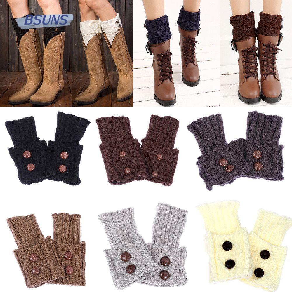 Tất Ống Chân Giữ Ấm Nút Xoắn Cho Nữ