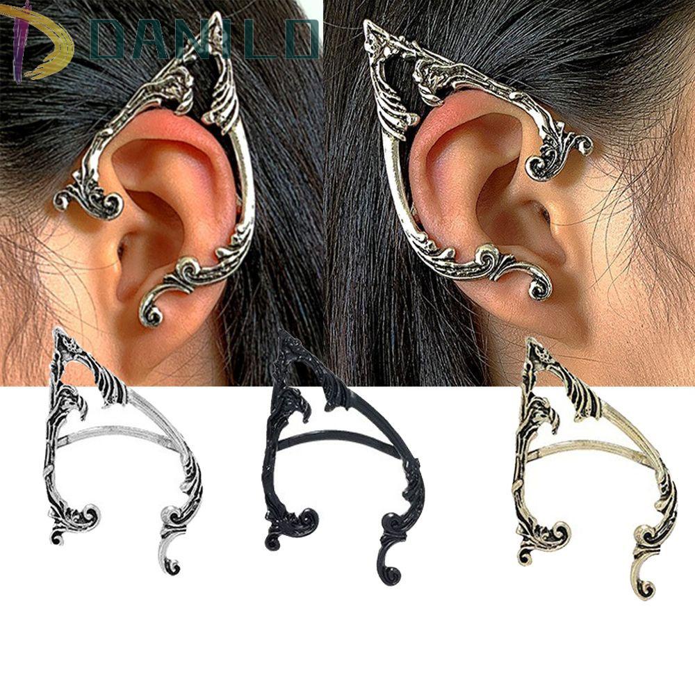 Khuyên Kẹp Vành Tai Bằng Hợp Kim Phong Cách Hiphop Thời Trang