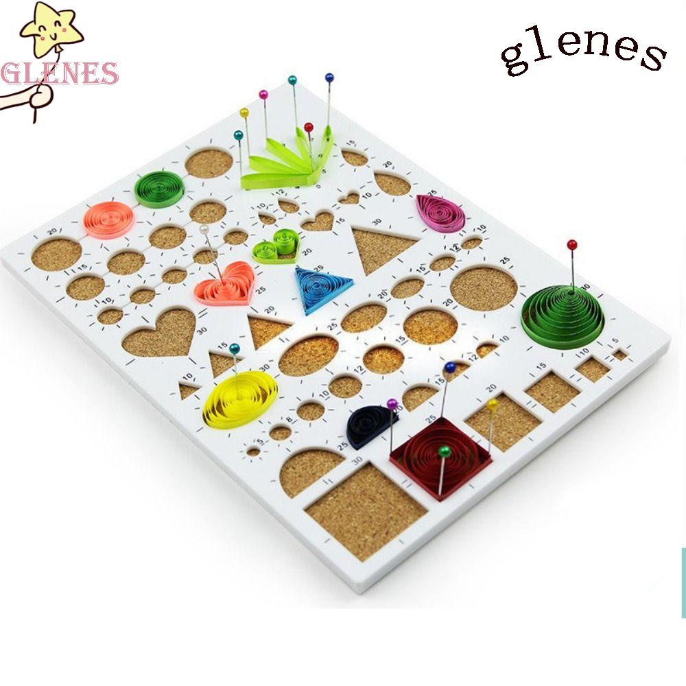 Glenes Khuôn Giấy Quấn Thủ Công Đa Năng Đế Gỗ Bần