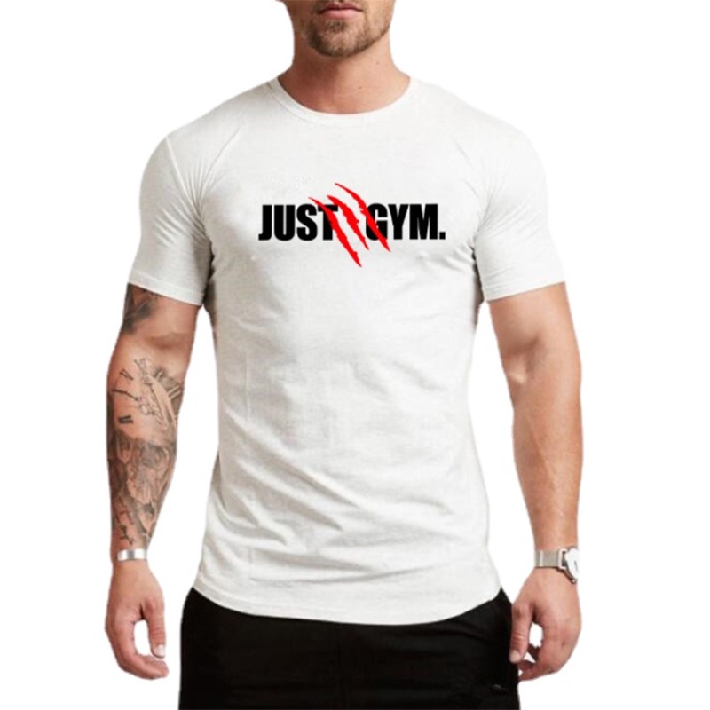 Áo Thun Thể Thao Tay Ngắn In Chữ Năng Động Thời Trang