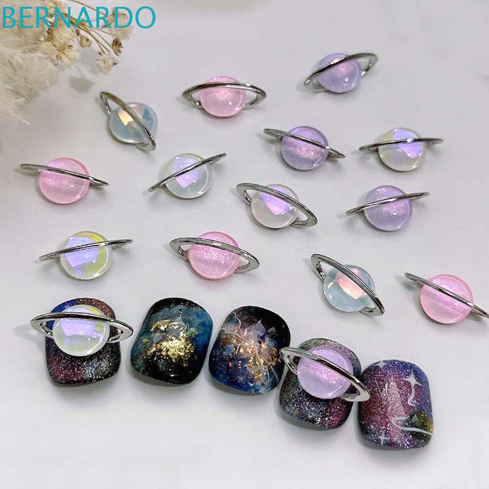 Móng Tay Giả Hình Hành Tinh BERNARDO|Phụ Kiện Charm Hóa Trang Móng Tay Cho Nữ|Phụ Kiện Trang Trí Móng Tay 3D Bằng Hợp Kim Nhiều Màu Sắc Thời Trang