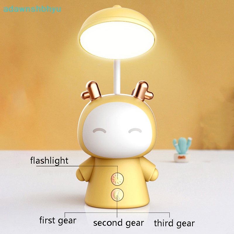 Đèn Để Bàn adawnshbhyu Cổng Sạc Usb Có Thể Điều Chỉnh Độ Sáng Dễ Thương Dùng Làm Quà Tặng Sinh Nhật