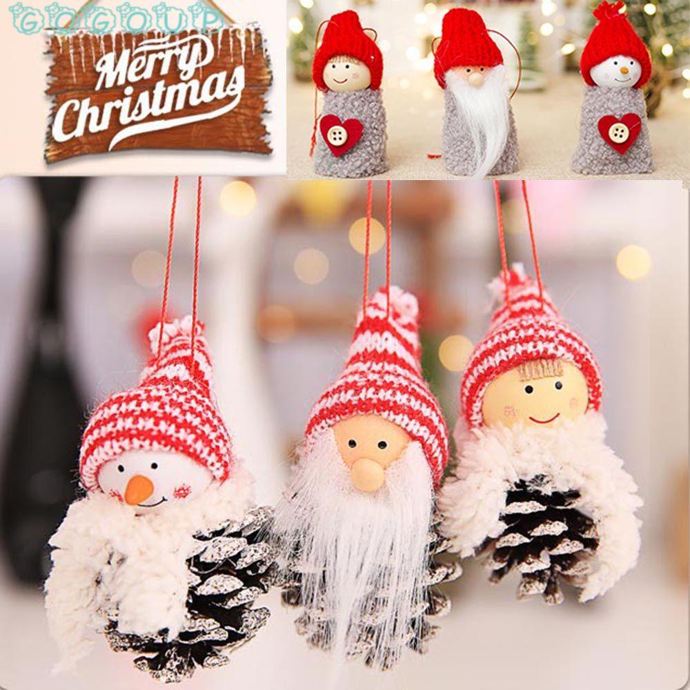 Set 3 Búp Bê Treo Trang Trí Giáng Sinh Năm Mới