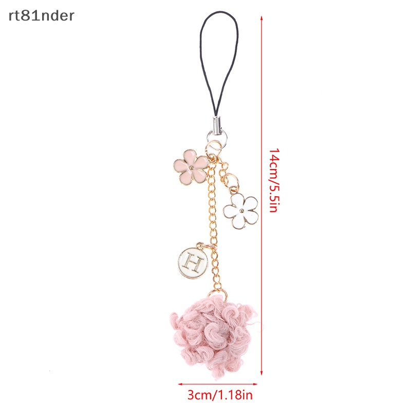Rt Dây Đeo Điện Thoại Di Động Dạng Móc Khóa Hình Bông Hoa Nhiều Màu Sắc Ch n