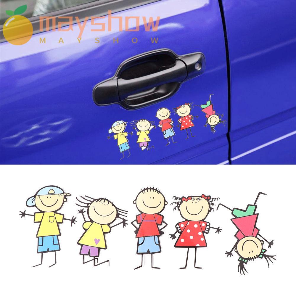 Miếng Dán Trang Trí Xe Hơi Họa Tiết Hoạt Hình Vui Nhộn Bằng Vinyl