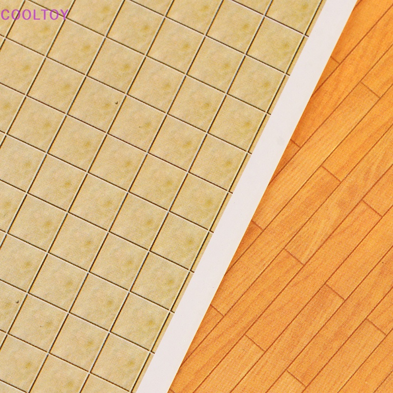 Sticker Dán Sàn Nhà Trang Trí Nhà Búp Bê Tỉ Lệ 1: 12