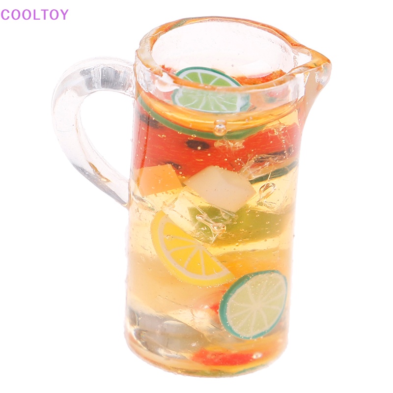 Cooltoy 1 Mô Hình Ly Trà / Trái Cây Tỉ Lệ 1: 12 Trang Trí Nhà Búp Bê