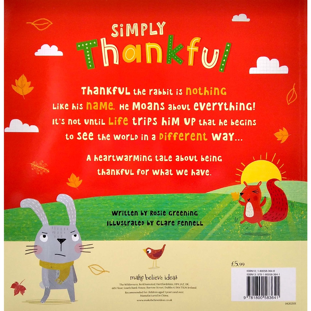 Sách Simply Thankful