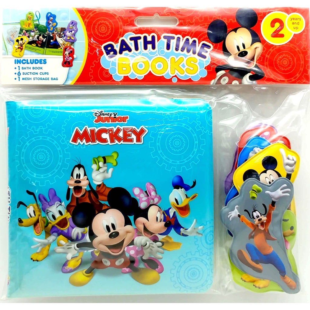 Disney Minnie & Mickey Bath Time Books