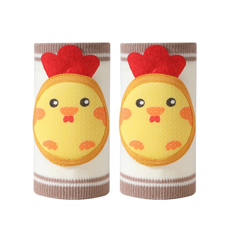 1 Cặp Đệm Bảo Vệ Đầu Gối Co Giãn Chống Trượt Cho Bé Tập Bò