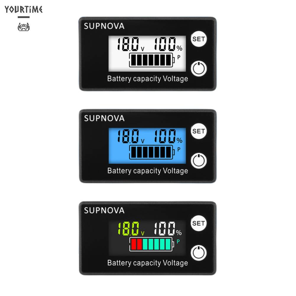 Vôn Kế Thông Minh Hiển Thị LCD DC 8V-100V