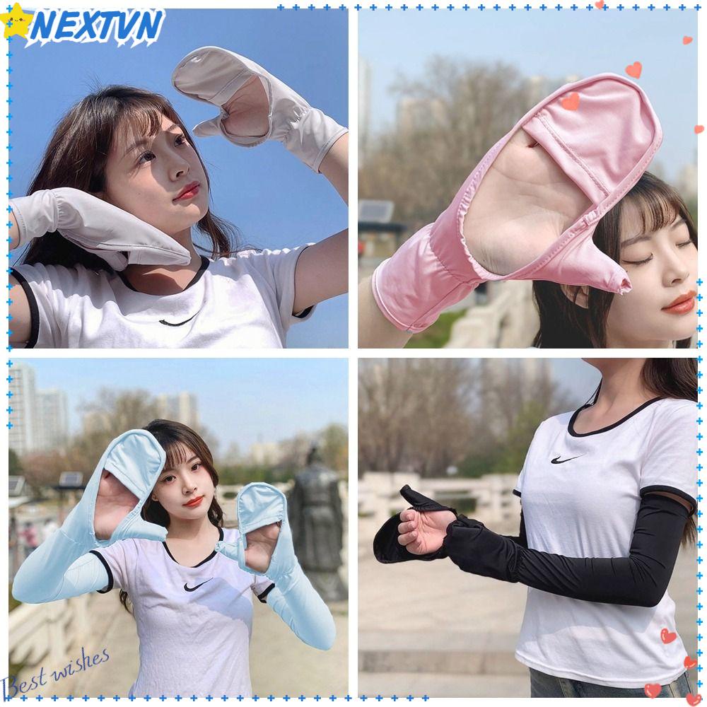 Găng Tay Dài Chống Nắng Tia UV Tiện Dụng Khi Chơi Thể Thao