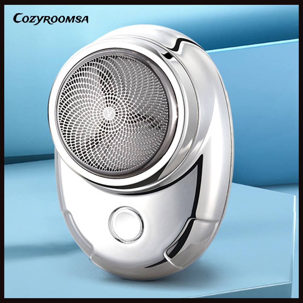 Dao Cạo Râu Điện Tử Mini Trọng Lượng Nhẹ Cho Cắm Trại Ngoài Trời