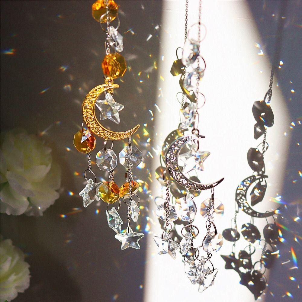 Giày Khoét Rỗng 2 Màu Sắc Sáng Tạo Malcom Suncatcher|Áo Thun In Hình Trăng Sao Xinh Xắn Cho Nữ|Mặt Dây Chuyền Treo Cửa Sổ Phòng Ngủ Trang Trí Phòng Ngủ