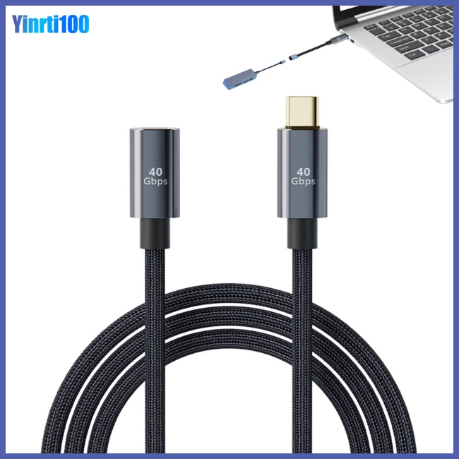 Dây Cáp Nối Dài Usb Type C Male-to-female Cho Màn Hình Máy Chiếu 40gbps