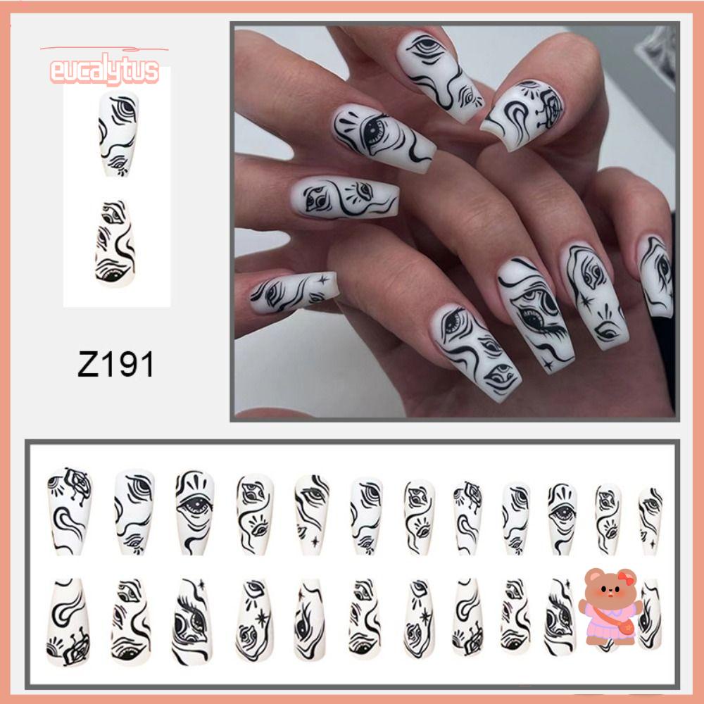 Bộ 24 Móng Tay Giả Che Phủ Toàn Diện Tháo Rời Được DIY