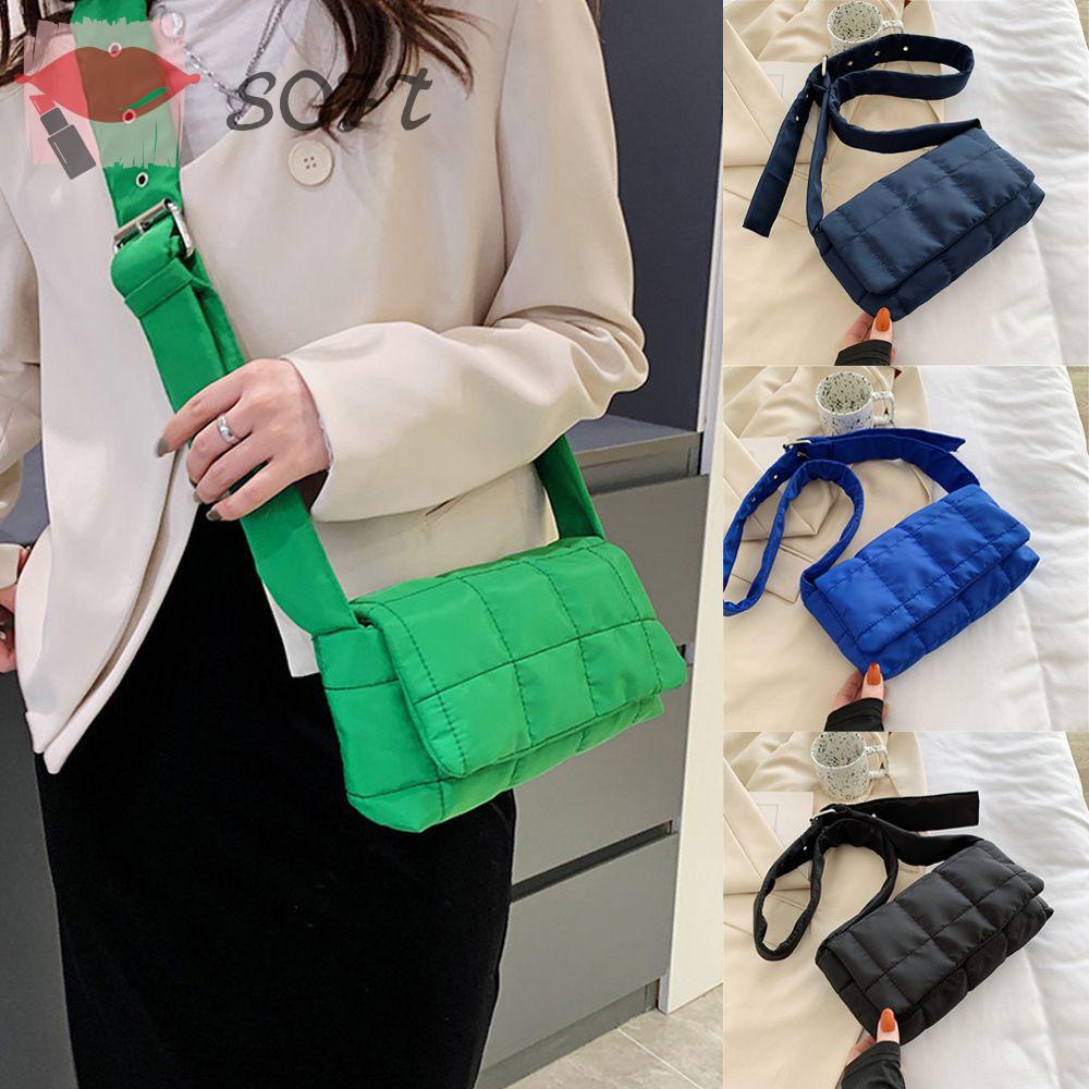 Túi Đeo Vai Cỡ Lớn Họa Tiết Kẻ Sọc Thời Trang Xinh Xắn