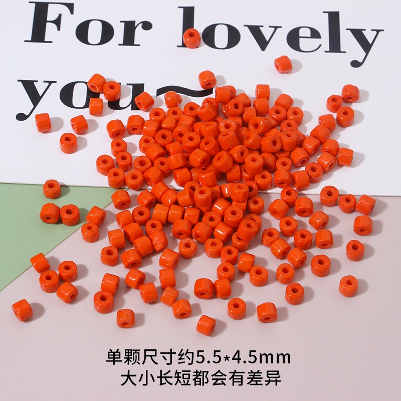 Túi Hạt Xỏ Lỗ Làm Trang Sức Thủ Công 100g 5.5 * 4.5mm