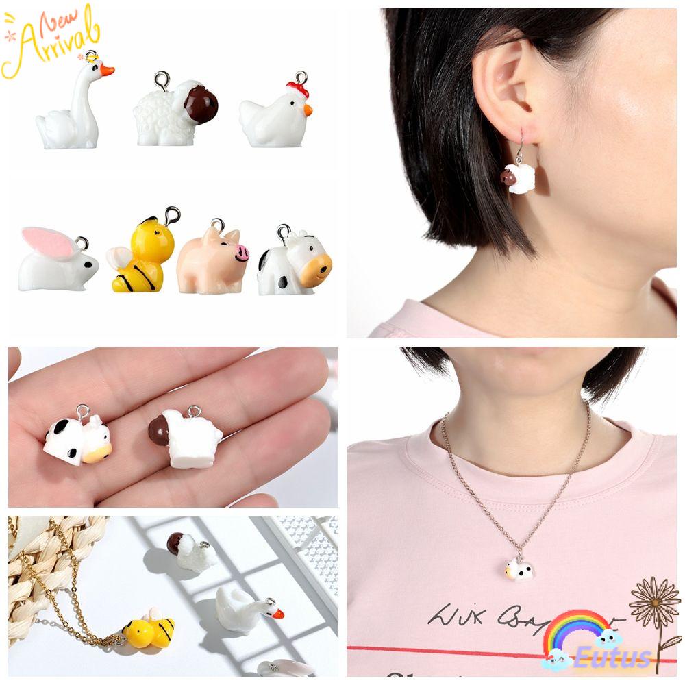 Set 10 Mặt Dây Chuyền Hình Động Vật Thời Trang