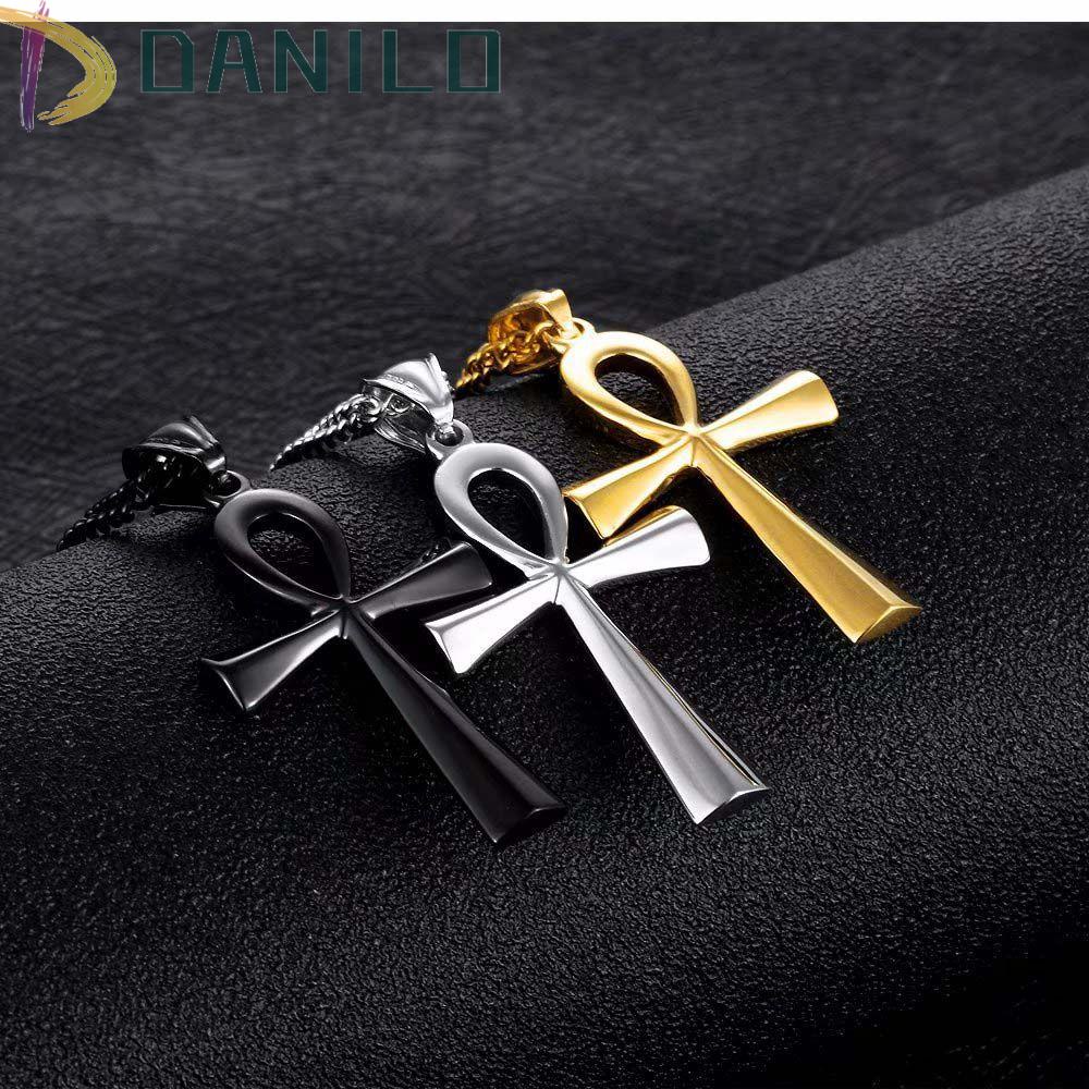 Vòng cổ Mặt Thánh Giá Phong Cách Hip Hop Thời Trang Cho Nam Và Nữ|Màu Đen|Vòng cổ Chuỗi Xích Màu Sắc Thời Trang