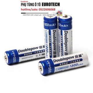 Bộ 4 viên pin tiểu sạc doublepow aa 1200mah