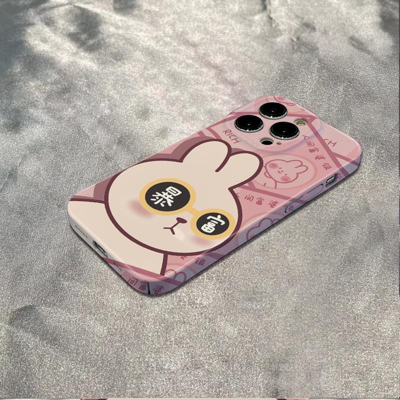 Ốp Điện Thoại Mềm Chống Sốc Hình Thỏ May Mắn Cho Iphone 1114pro 12 Plus6In max7813 YVE8