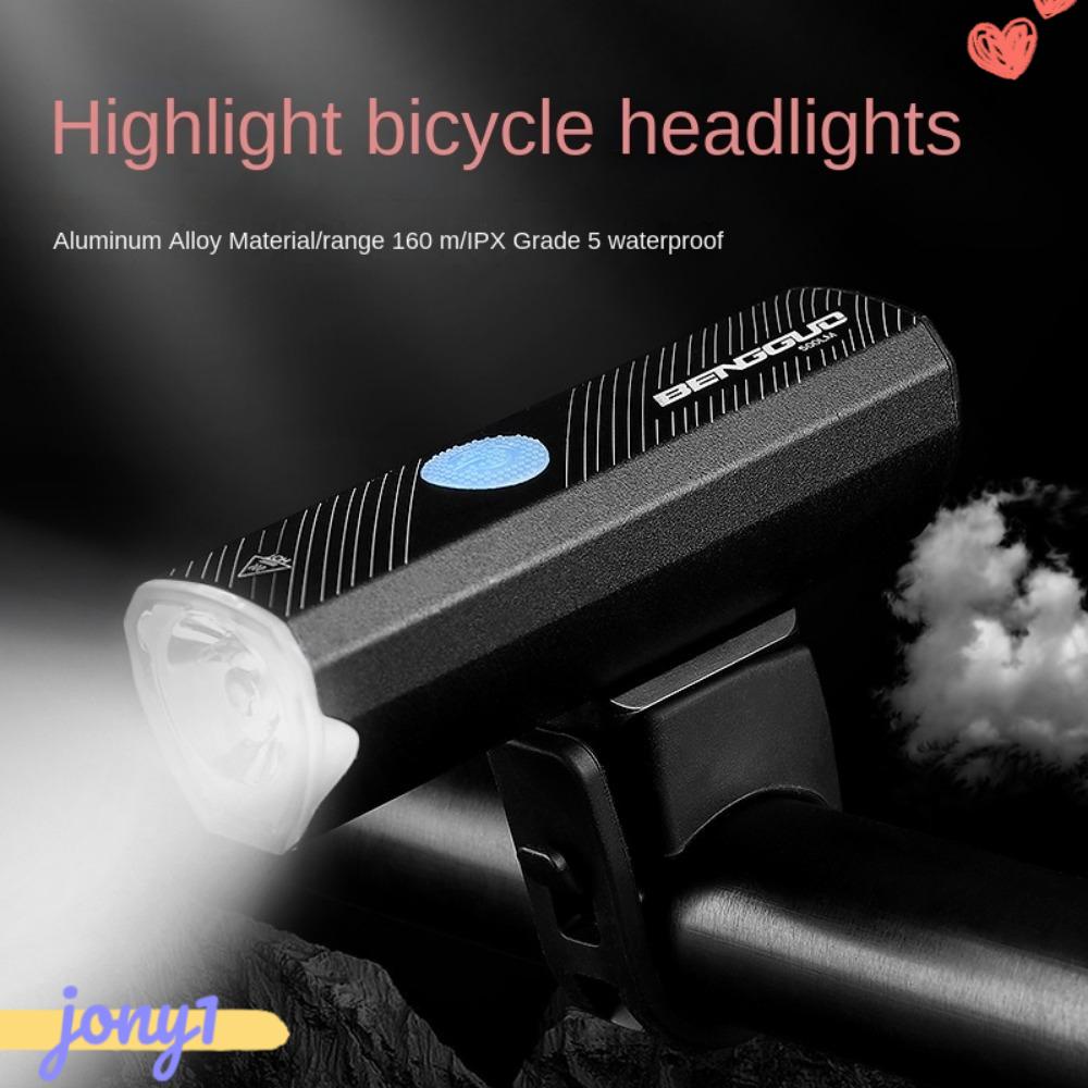 Đèn Pha Chống Thấm Nước 300 / 500 Lumens Có Thể Sạc Lại Bằng Cổng USB Dành Cho Xe Đạp