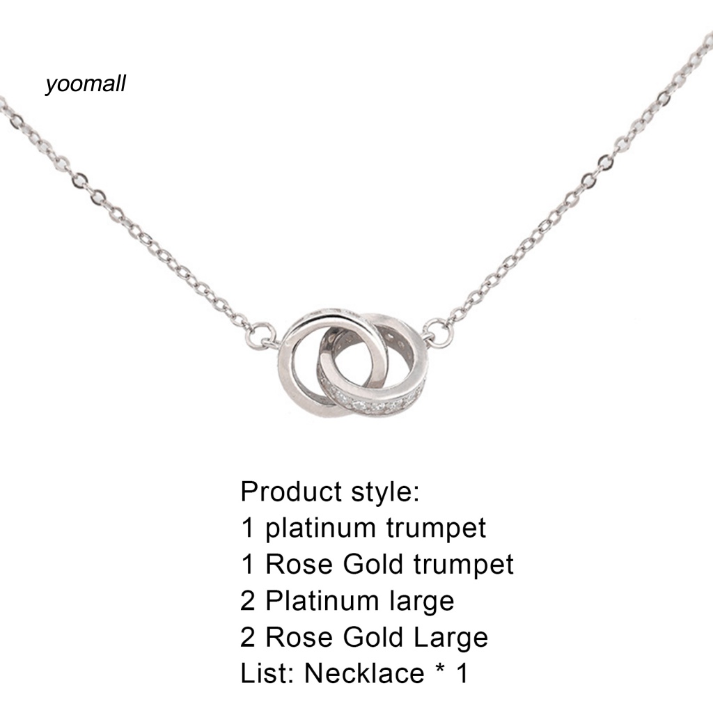 Vòng cổ Mạ Bạc Mặt Tròn Thời Trang Cho Nữ