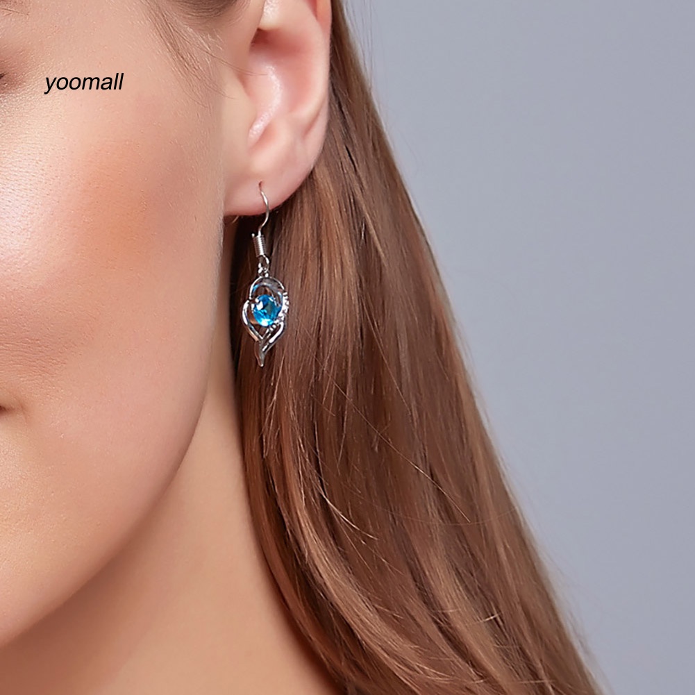 Vòng cổ Mặt Trái Tim Đính Đá Thời Trang