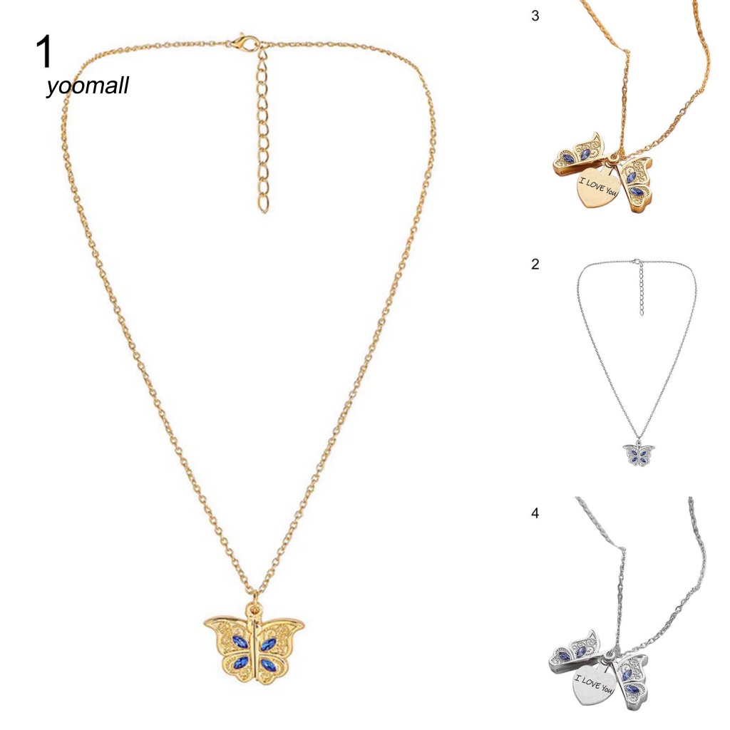 Vòng cổ Mặt Hình Bướm / Chữ Trọng Lượng Nhẹ Cho Nữ