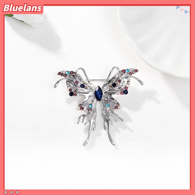 [BLS] Ghim Cài Áo Đính Đá Hình Bướm Cá Tính Cao Cấp Dễ Phối Đồ