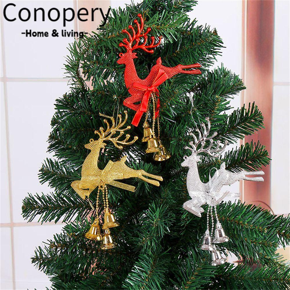 CONOPERY Phụ Kiện Treo Trang Trí Giáng Sinh Năm Mới Hình Tuần Lộc