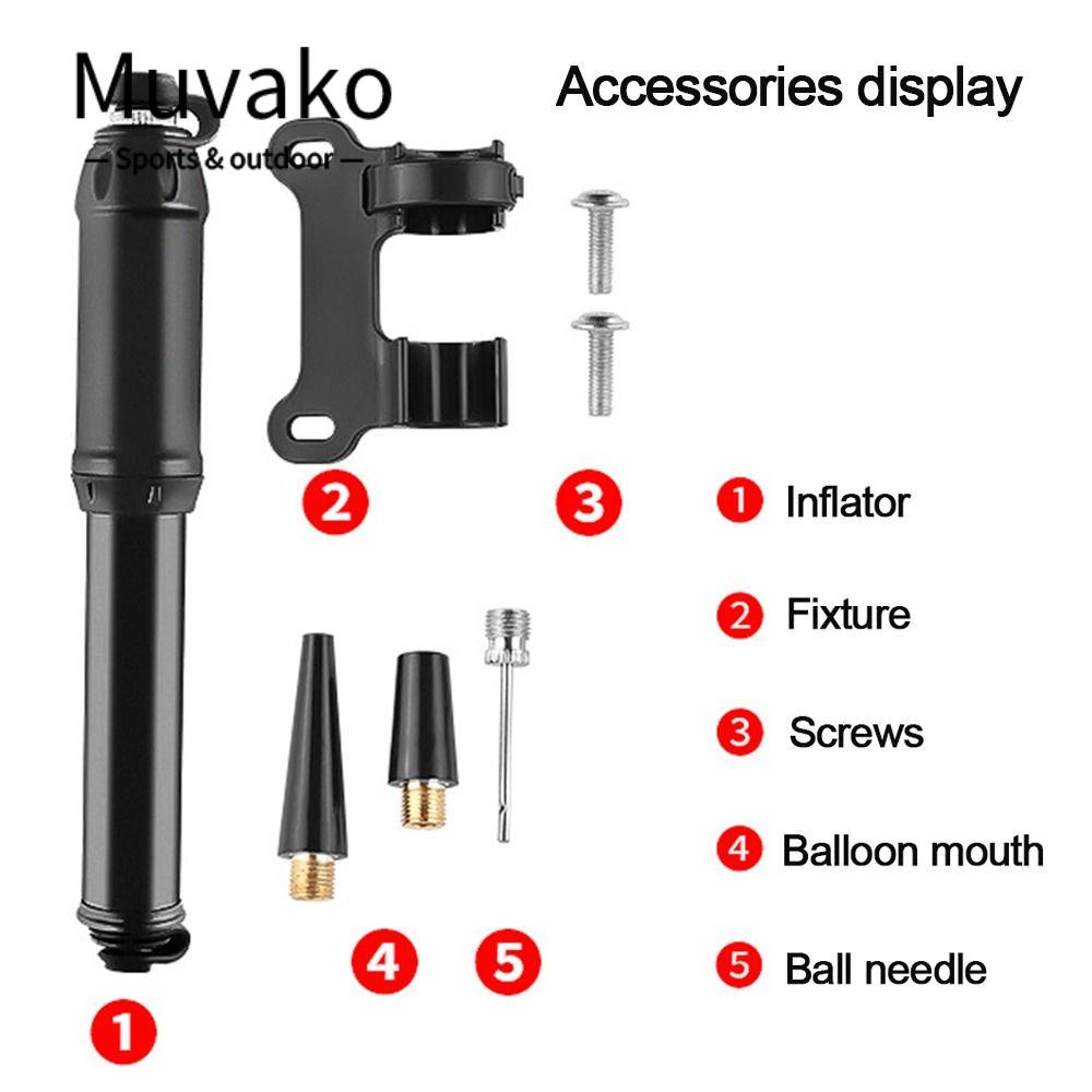 MUVAKO Bơm Xe Đạp Leo Núi Mini Di Động Tiện Dụng