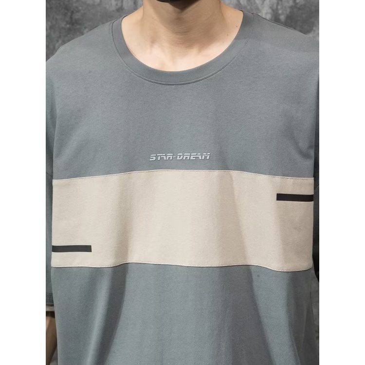 Áo Thun Cotton Tay Ngắn Dáng Rộng Cỡ Lớn M-8XL Thời Trang Cho Nam
